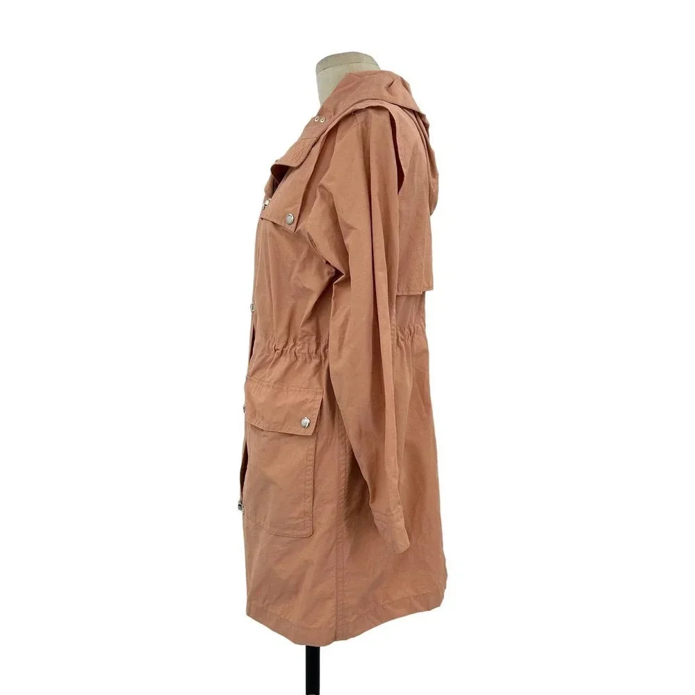 J. Crew‎ Lightweight Utility Jacket in Warm Taupe Pink Size XXS